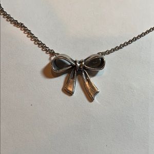 James Avery Bow Necklace, Sterling Silver